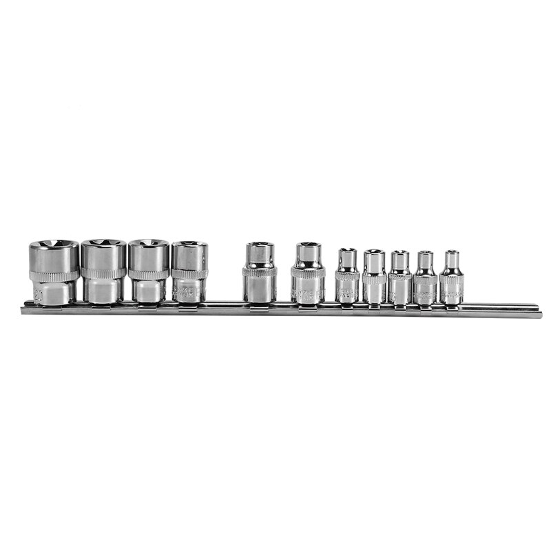 Stopcontact opbergrek houder verdeler 1/4 inch 3/8 inch met zeskantige dop op rail doppen opbergrek gereedschapsorganizer sleutel opbergrek