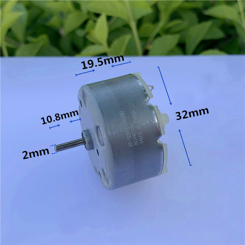 Mabuchi RF-500TB-18280 Motor Dc 3V 5V 6V 5650Rpm Hoge Snelheid 32Mm Voor Spray Machine/dc Speler/Intelligente Watermeter
