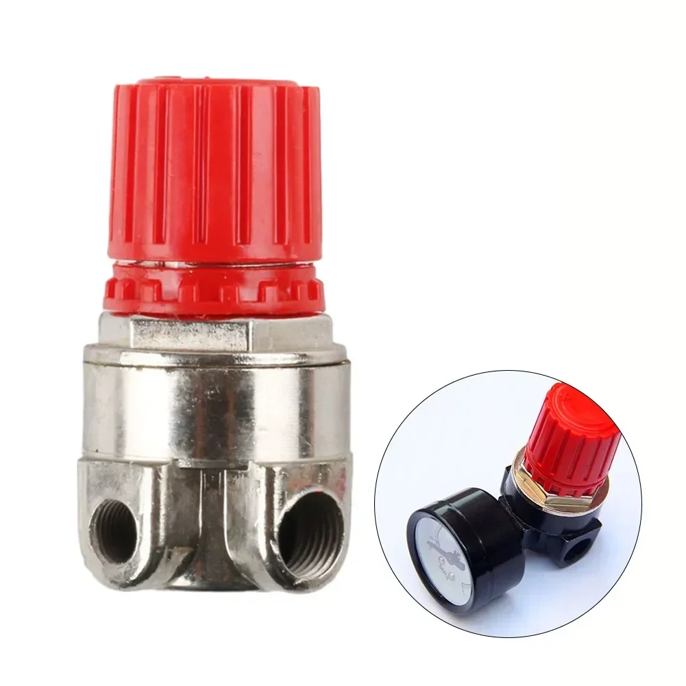 Air Control Compressor Pressure Regulator Valve Pressure Regulating Valve High Accuracy 3 Holes Control Air Compressor Accessory: Default Title