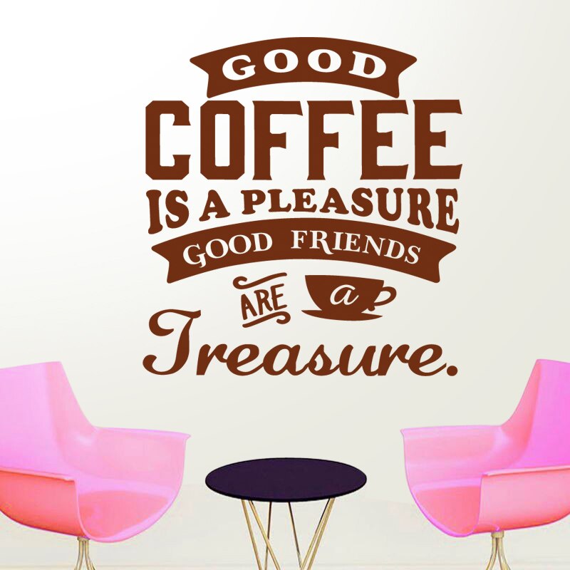 Coffee Shop Sticker Decal Cafe Cup Vinyl Art Wall Decals Decor Mural Decoration Break Coffee Glass Decals CAFE1017