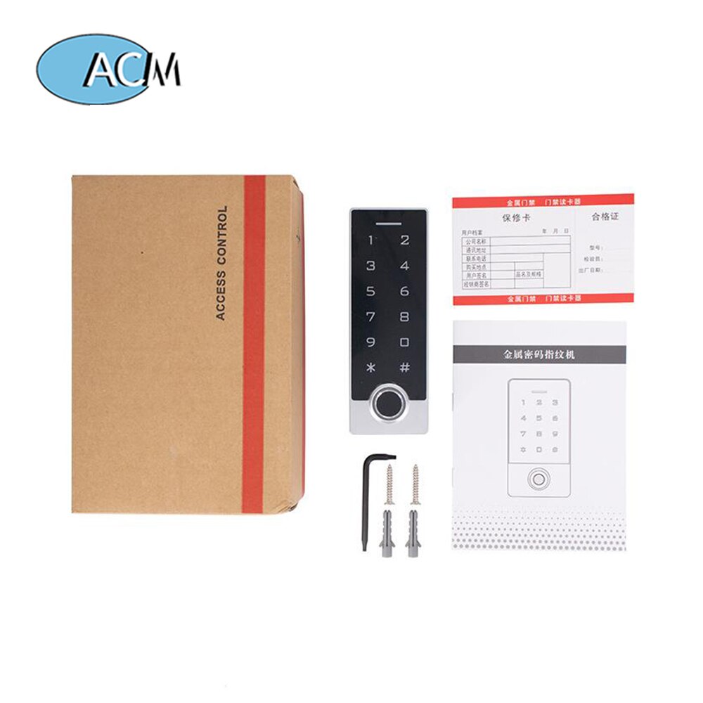 Metal IP68 Waterproof Biometric Fingerprint Attendance Entry Systems Standalone Door Access Control System