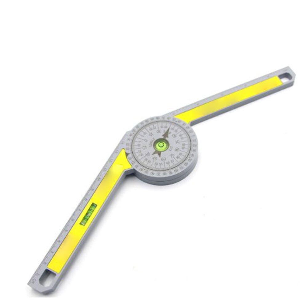 7Inch Miter Saw Protractor Gauge ABS Digital Protractor Scale Digital Protractor Engraved Portable Measuring Ruler Tool