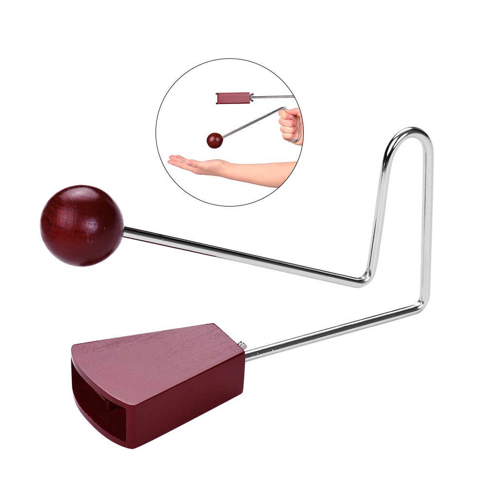 Batida de madeira vibrasap vibração tapa para crianças crianças educacional instrumento de percussão da mão musical efeitos sonoros
