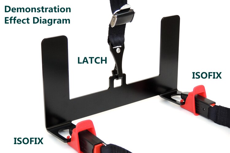 Universele Autogordel Interfaces Gids Beugel Kinderzitje Interface Voor ISOFIX Riem Connector Standhouder