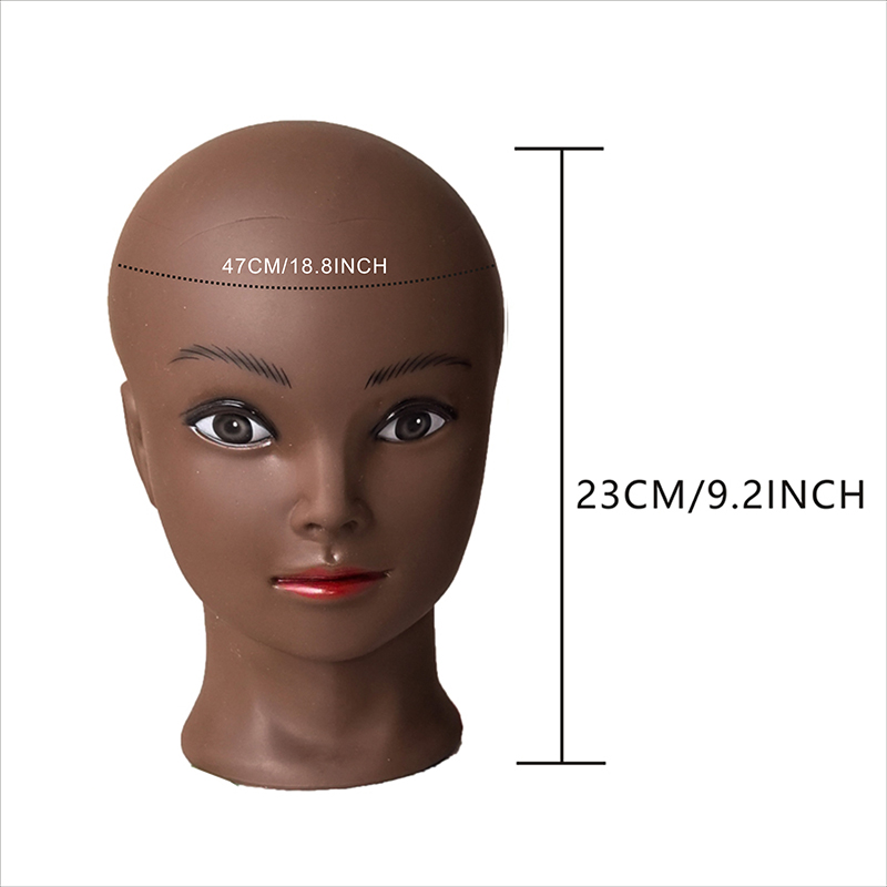 Parrucca per testa di manichino per trucco femminile per parrucche che realizzano testa di formazione per manichino per cosmetologia