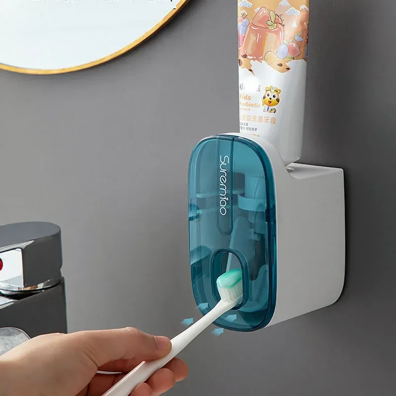 Distributeur automatique de dentifrice mural, presse-dentifrice, porte-brosse à dents domestique, gadgets paresseux, accessoires ménagers,