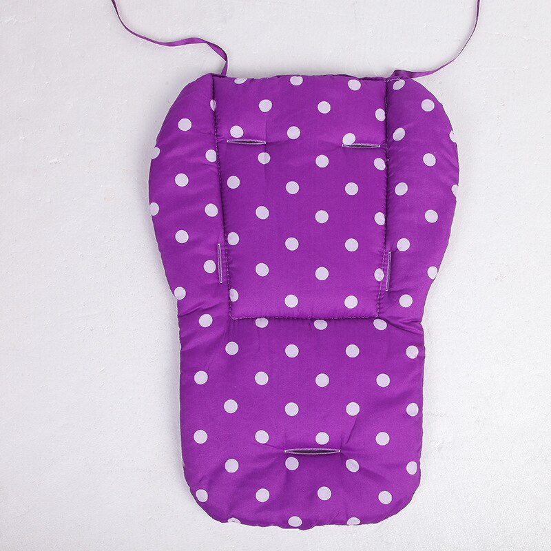 1pc universal barnvagn kudde barnvagn bomull pad matsal stol kudde vattentät pad: Lila