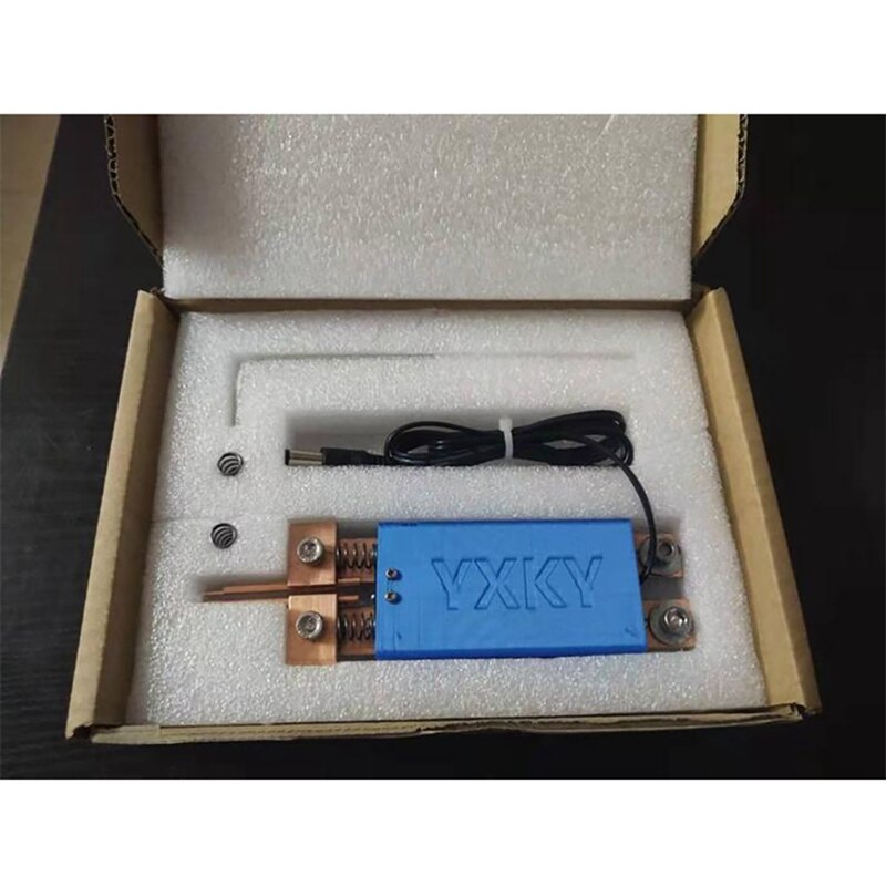 DIY Automatic Integrated Hand-Held Spot Welding Pen Trigger Built-in Switch Blue