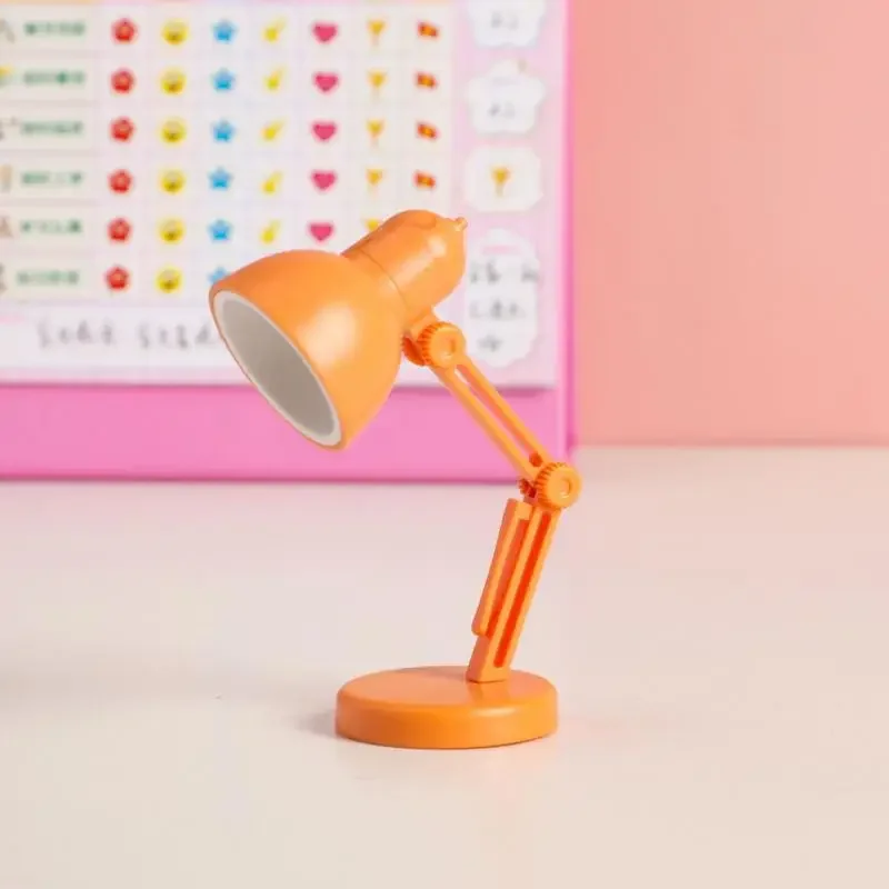 mini ledet nattleseboklys sammenleggbar bordlampe sovesal soverom sengegavl lys hjem dekorasjoner dukkehuslampe: Rgb
