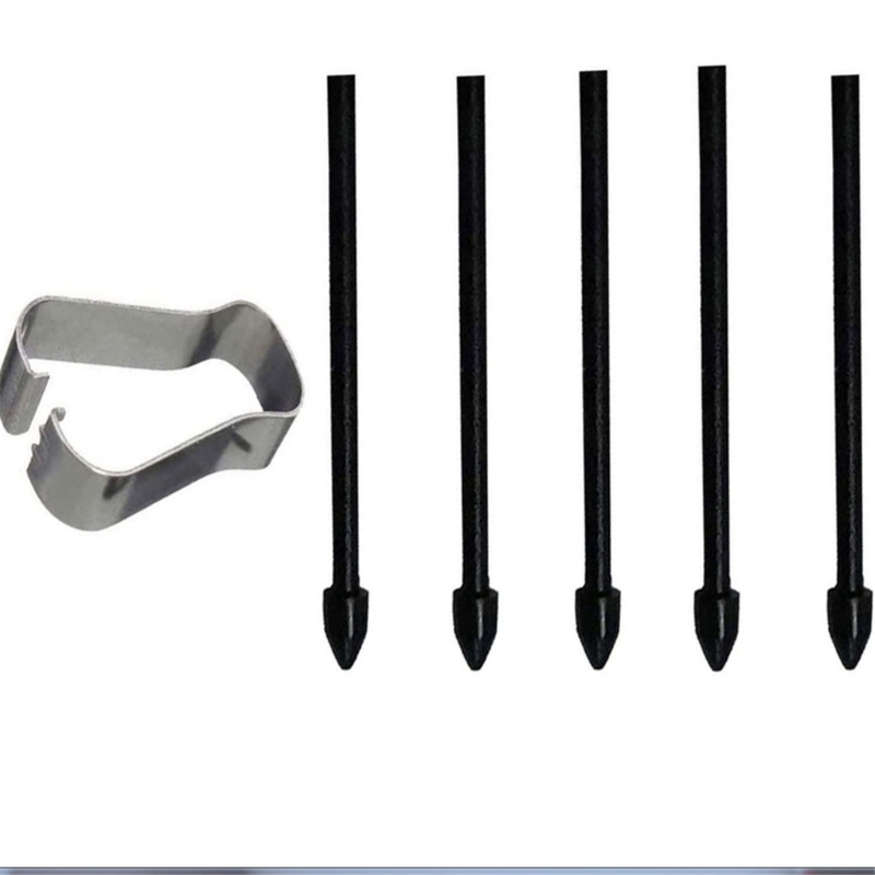 1Set Removal Pincet Tool Touch Stylus S Pen Nib Tips Voor Samsung-Galaxy Tab Voor Tab S7 T870 t875/S7 Plus S7 + T970: Black