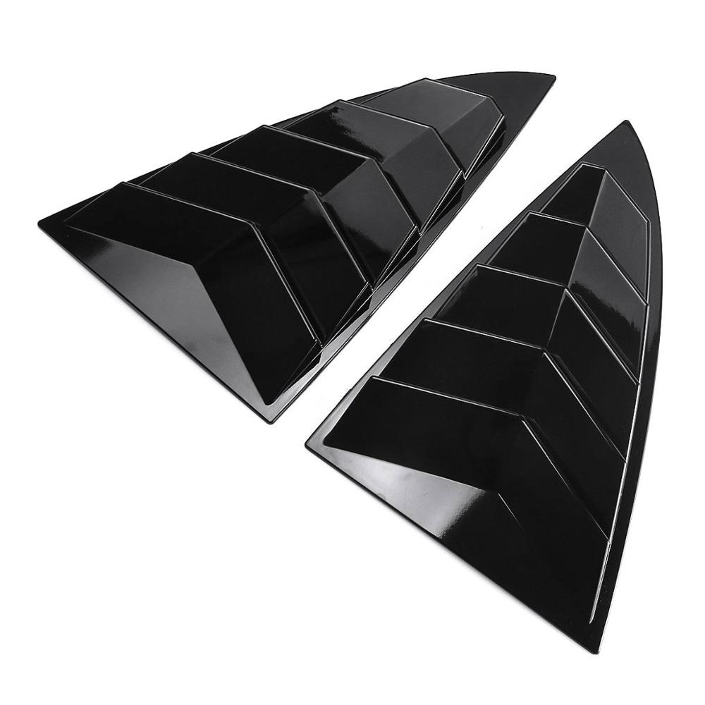 Une paire nouvelle voiture fenêtre arrière persienne panneau de couverture persiennes quart fenêtre persiennes pour Subaru BRZ pour Toyota 86 Scion FRS