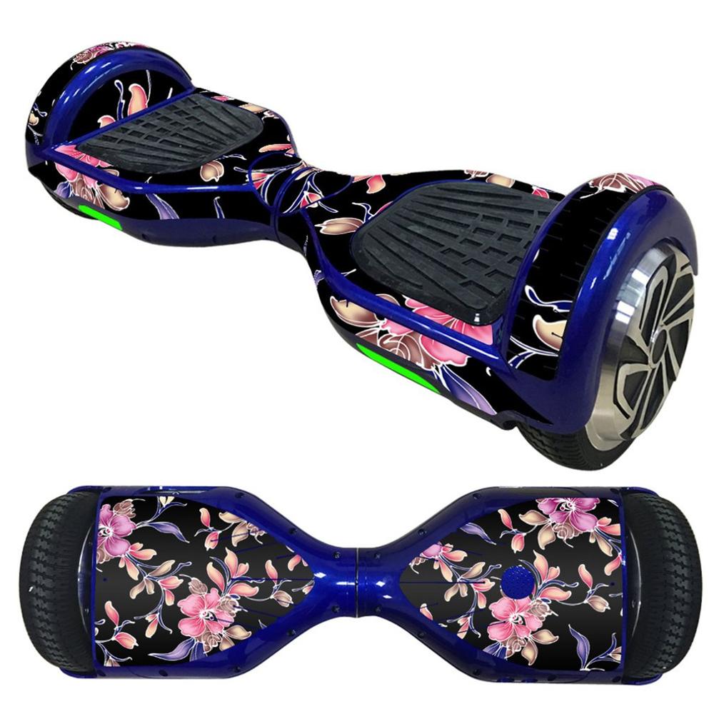 Scooter électrique auto-équilibré de 6.5 pouces, planche à roues, couverture de protection en PVC, autocollant de peau, hoverbaard classique, pour décoration de voiture: VIOLET