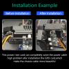 EZDIY-FAB GPU VGA PCIe 8 Pin U Turn 180 Degree Angle Connector Power