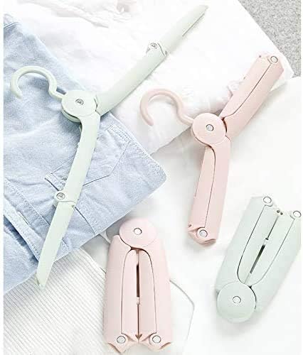 Cintres pliants pour vêtements de voyage, cintres portables et permettant de gagner de l'espace pour une utilisation familiale et en voyage