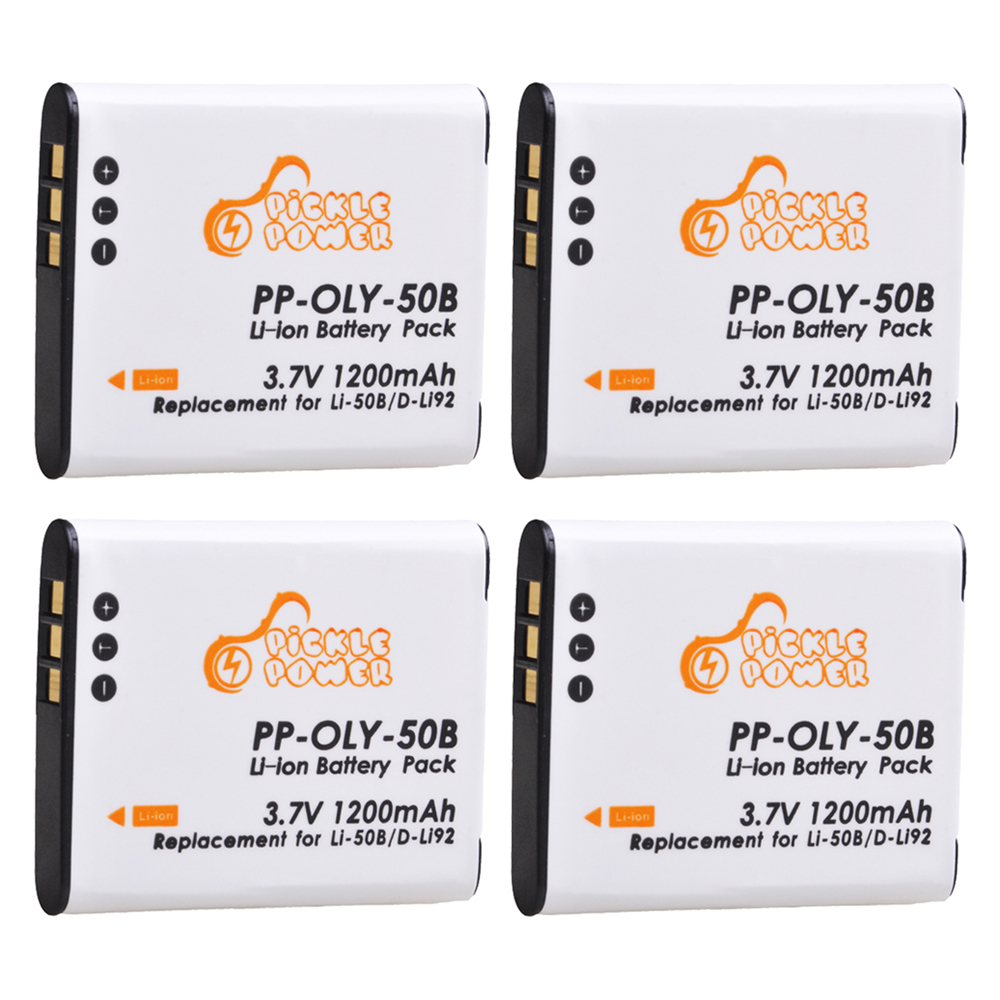 1200mAh Li-50B Battery for Olympus SZ-15, SZ-16 iHS, Tough 6000, 6020, 8000, TG-630 iHS, TG-820 iHS, TG-830 iHS, TG-850, TG-870