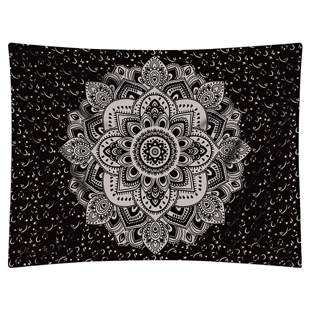 Living Room Floral Office Digit Printed Hanging Tapestry Photo Show Background Hotel Craft Mandala Wall Mounted Home Decoration