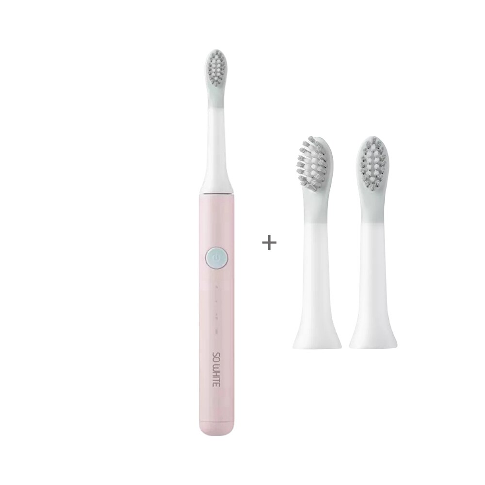 Xiaomi Best Seller Soocas So White EX3 Soocas Pinjing EX3 Sonic Electric Toothbrushes Xiaomi Tooth Brush Xiomi Toothbrush Adult: Pink with 2 Heads