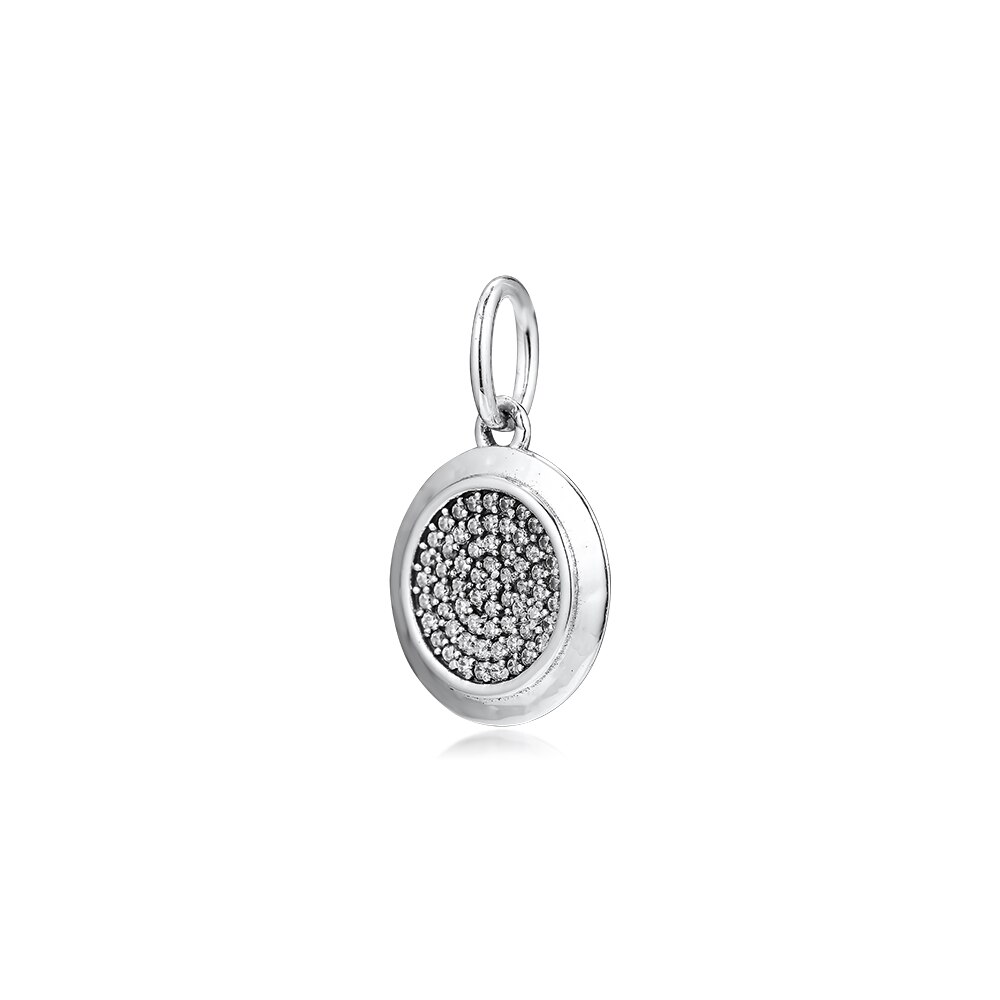 Collier rond 925 bijoux en argent Sterling Signature clair Cz lien chaîne colliers pour femmes N016