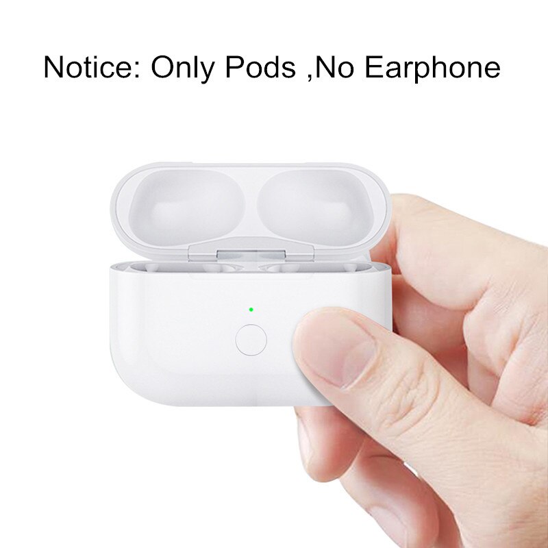 For Airpods Pro Charging Case Replacement Pairing Pop Up Window 660mAh Battery Backup Qi Wireless Charge Case for Air Pods Pro: Default Title