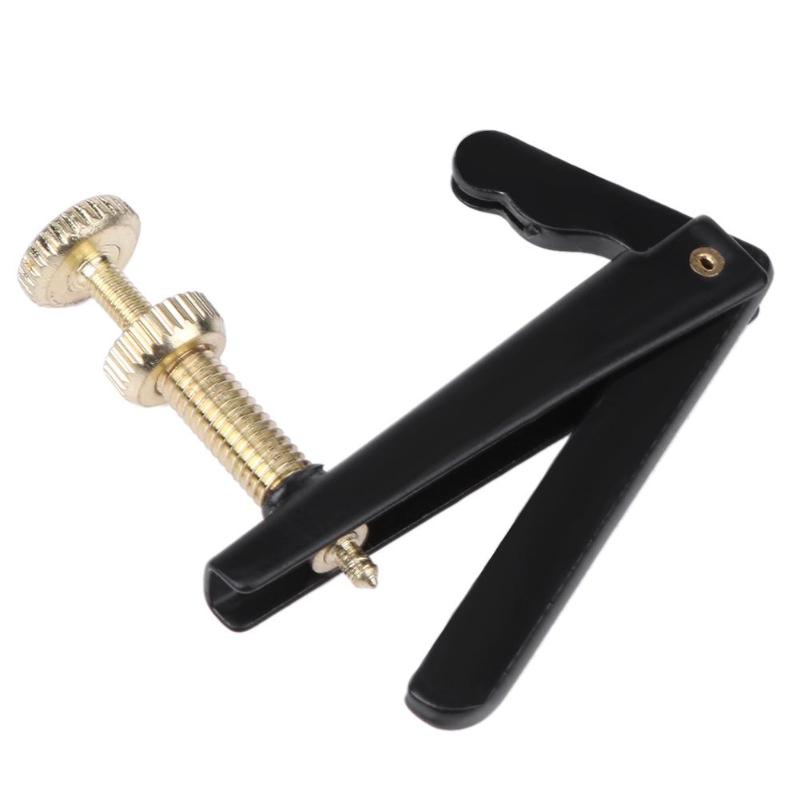 1pc 1/2 violonchelo de 4/4 sintonizador fino de oro tornillo violonchelo gancho de cadena instrumento Musical accesorios para violonchelo negro