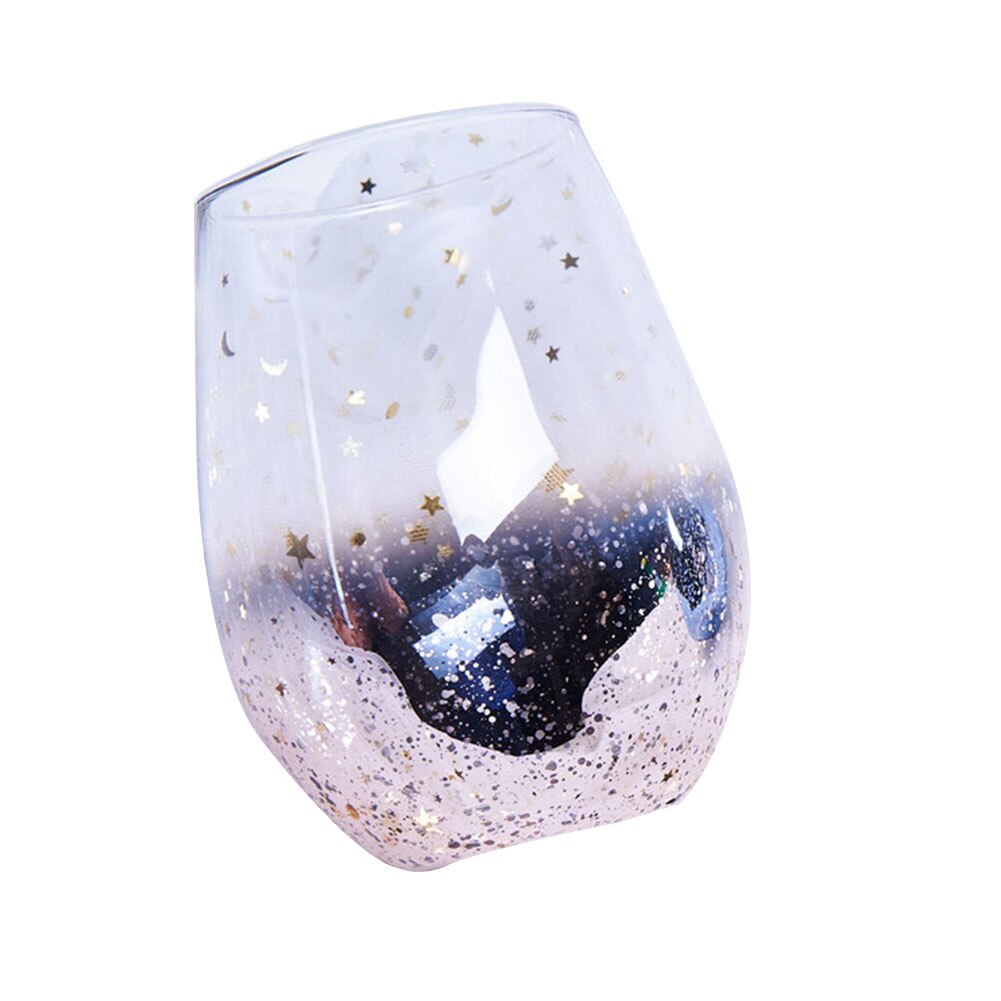 Nordic Transparent Stern Glas Tasse Hohe Temperatur Beständig Getränke Bier Trinken Becher LSK99: Rosa