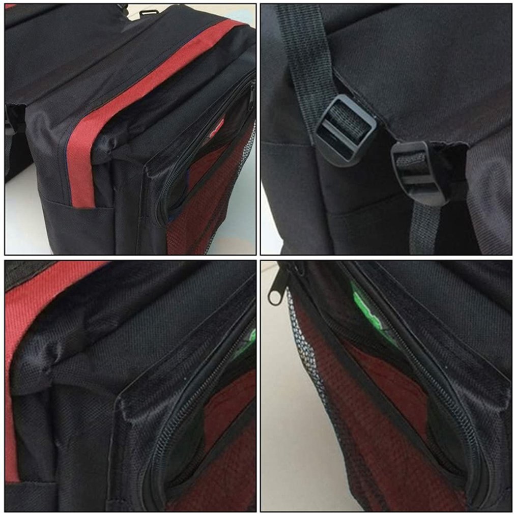 Achterlichten Seat Storage Praktische Mountainbike Bagagedrager Pouch Waterdichte Fiets Fietstas Zadel Duurzaam Reizen