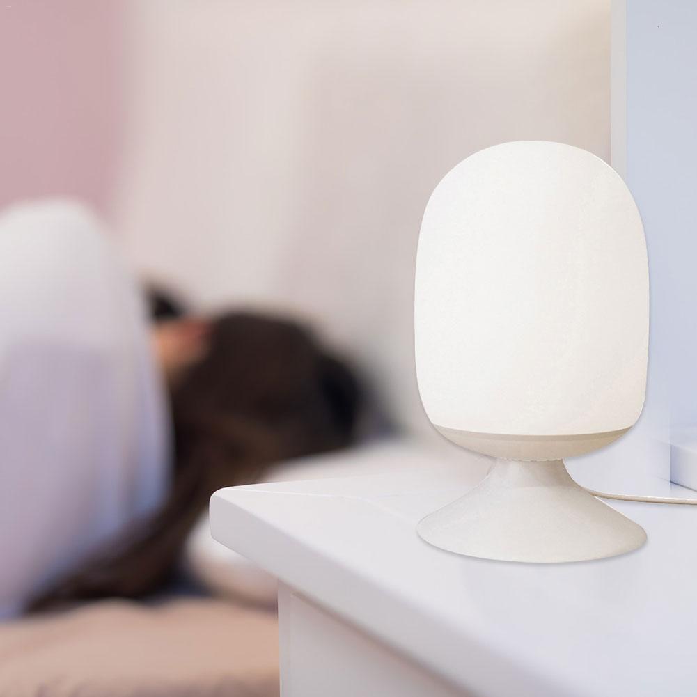 USB powered LED 3D Night Light Innovative Button Switch Led Table Lamp white light for Bedroom Bedside