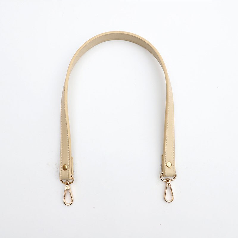 Dames pu leren schouderband zwarte handtas tas riem diy tassen handvat vervangende tas korte banden handtassen accessoires: 31- abrikozen