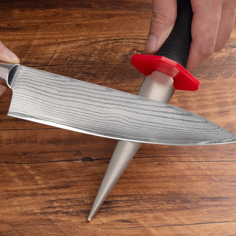 Sharpening Rod Diamond Rod Kitchen Gadgets Knife Sharpener Slaughterhouse Butcher Sharpening Bar Fish Hook Grinding