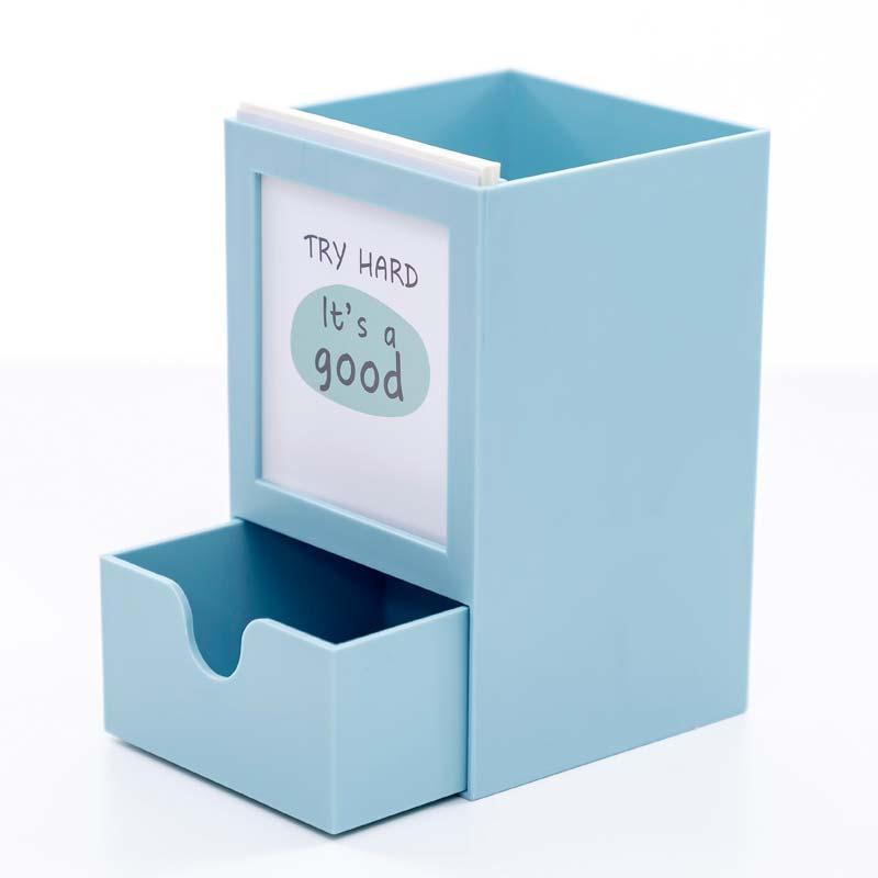 Multi-funktion Stift Halfter Schreibtisch Kuli Veranstalter Schublade Schreibwaren Bleistift Ständer Kunststoff machen-hoch Pinsel Halfter Organizer Lagerung Kasten