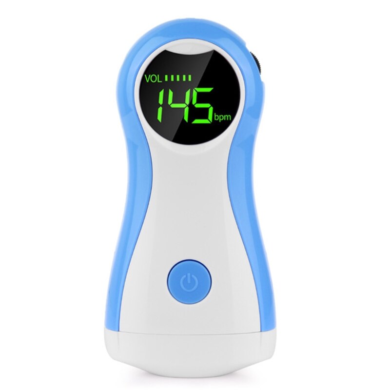 Mini Foetale Doppler Baby Ultrasound Geluid Hartslag Detector Monitor Prenatale Met Oortelefoon Foetale Doppler Stethoscoop: Blauw