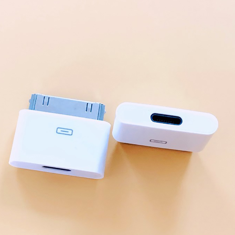 Lighting To 30Pin Adapter 8Pin Male To 30 Pin Female Charging Sync Converter For IPhone 4 4S IPad 2 3 IPod Touch Charger Cable