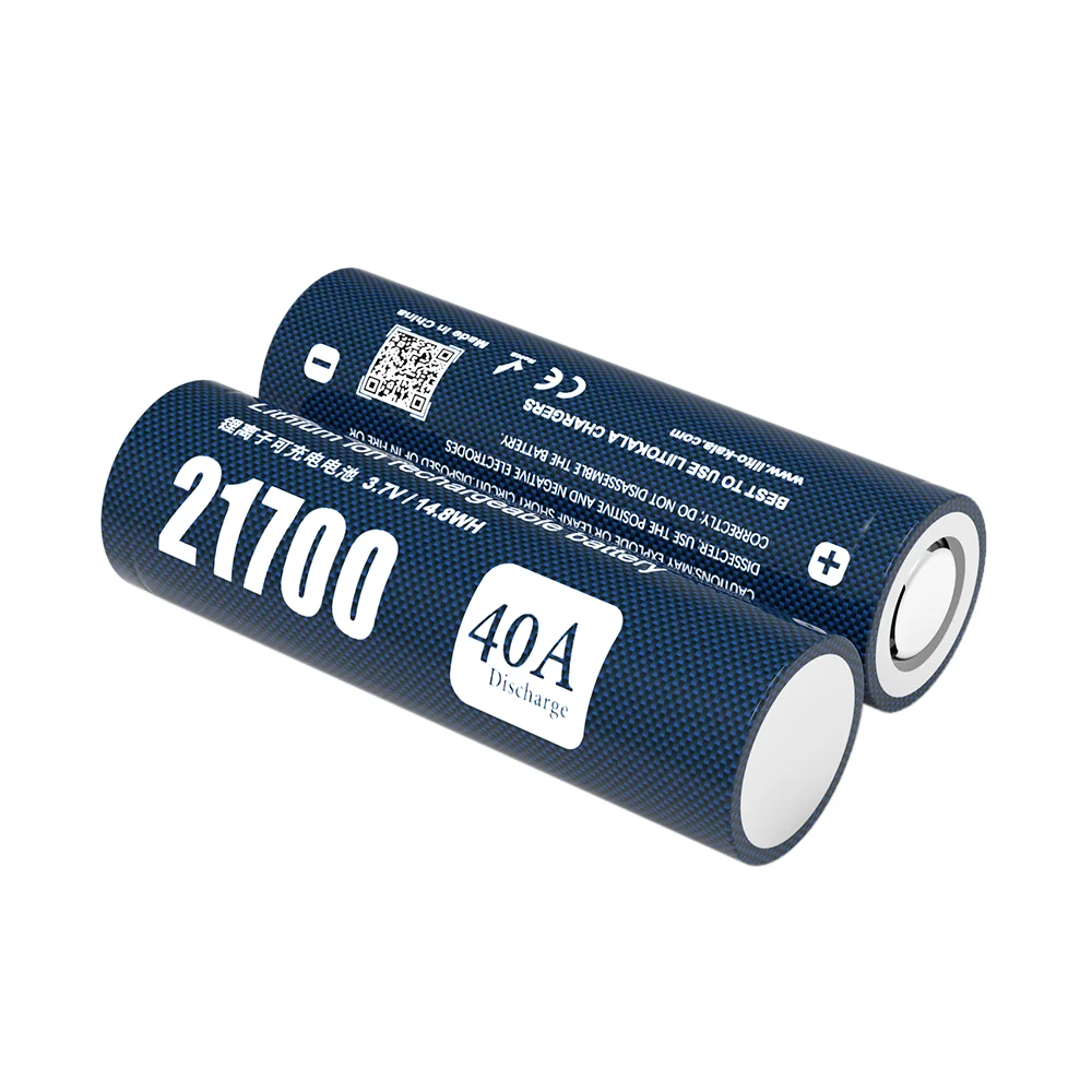 LiitoKala 21700 batería recargable Lii-40S Li-ion 3,7 v 4000mAh batería de iones de litio 40A descarga 21700