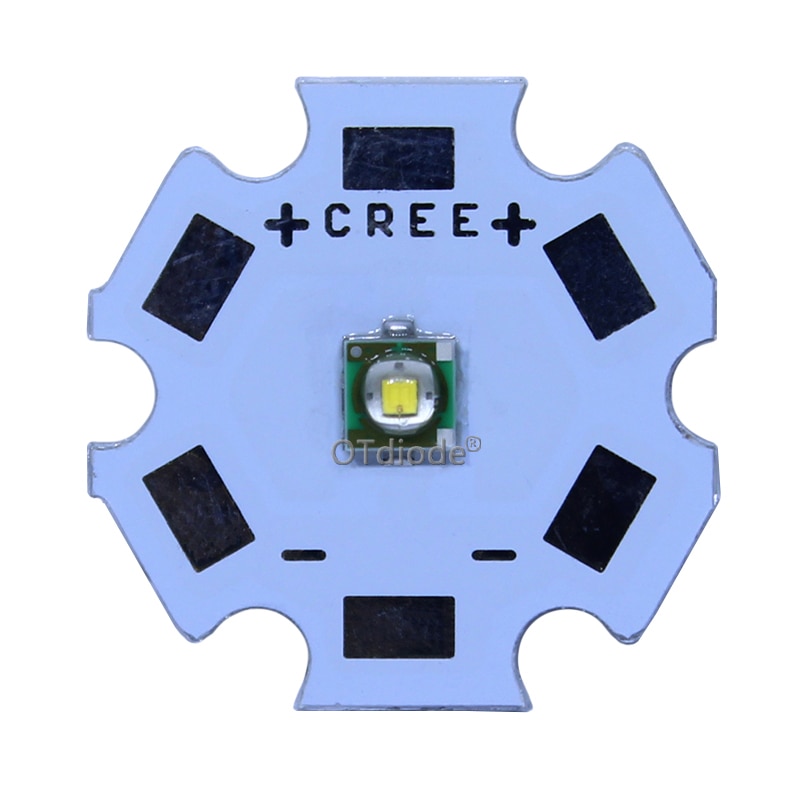 20pcs Cree XPC XP-C Q5 3535 SMD 1W LED Emitter Diode Neutral White Cool White Warm White with 20mm 16mm 12mm 8mm PCB