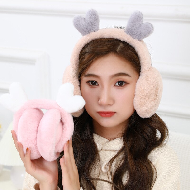 Accessories Cute Japanese Soft Girl Foldable Earmuffs Earmuffs Earmuffs Earwarmers Headband Earmuff Folding Earmuffs