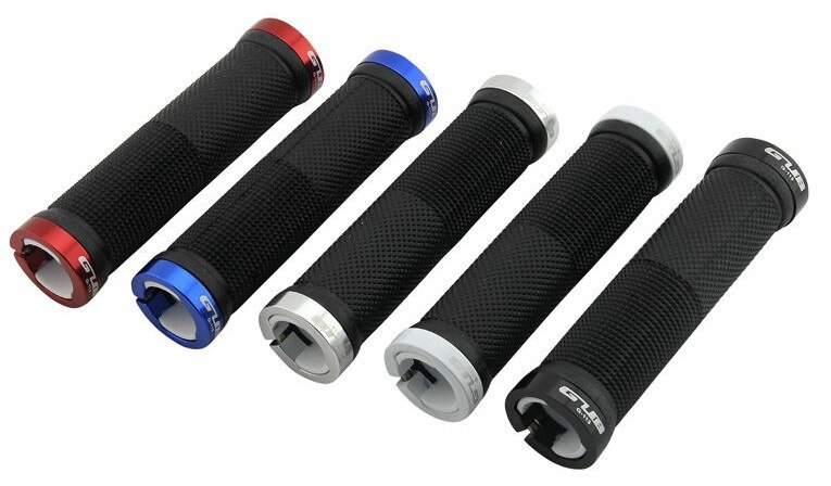 Fietsen Afsluitbare Handgreep Voor Fiets Mtb Road Bike Stuur Fiets Grip Bike Aluminium + Rubber 7 Kleuren Gub 113