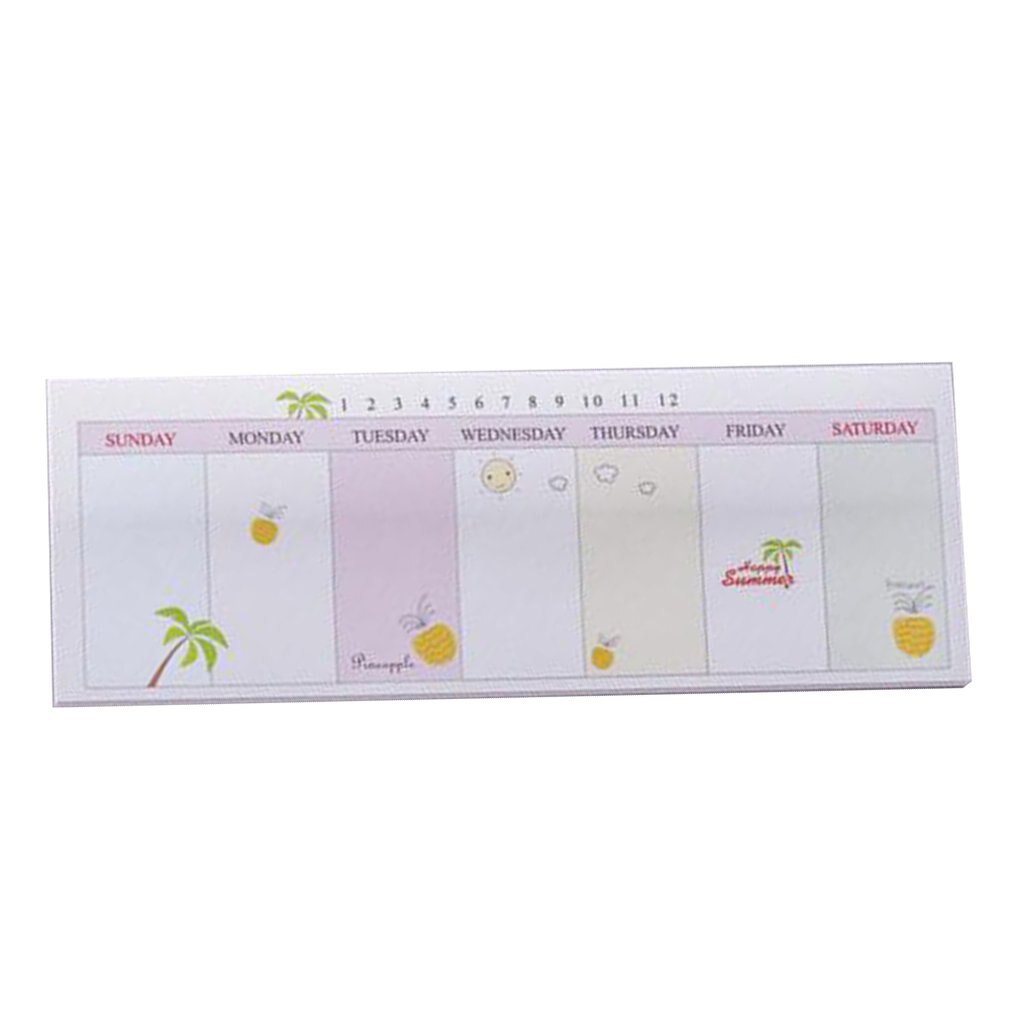 Unique Cartoon Memo Pad Bookmarks Notes Index Posted It Weekly Planner Stationery School Supplies