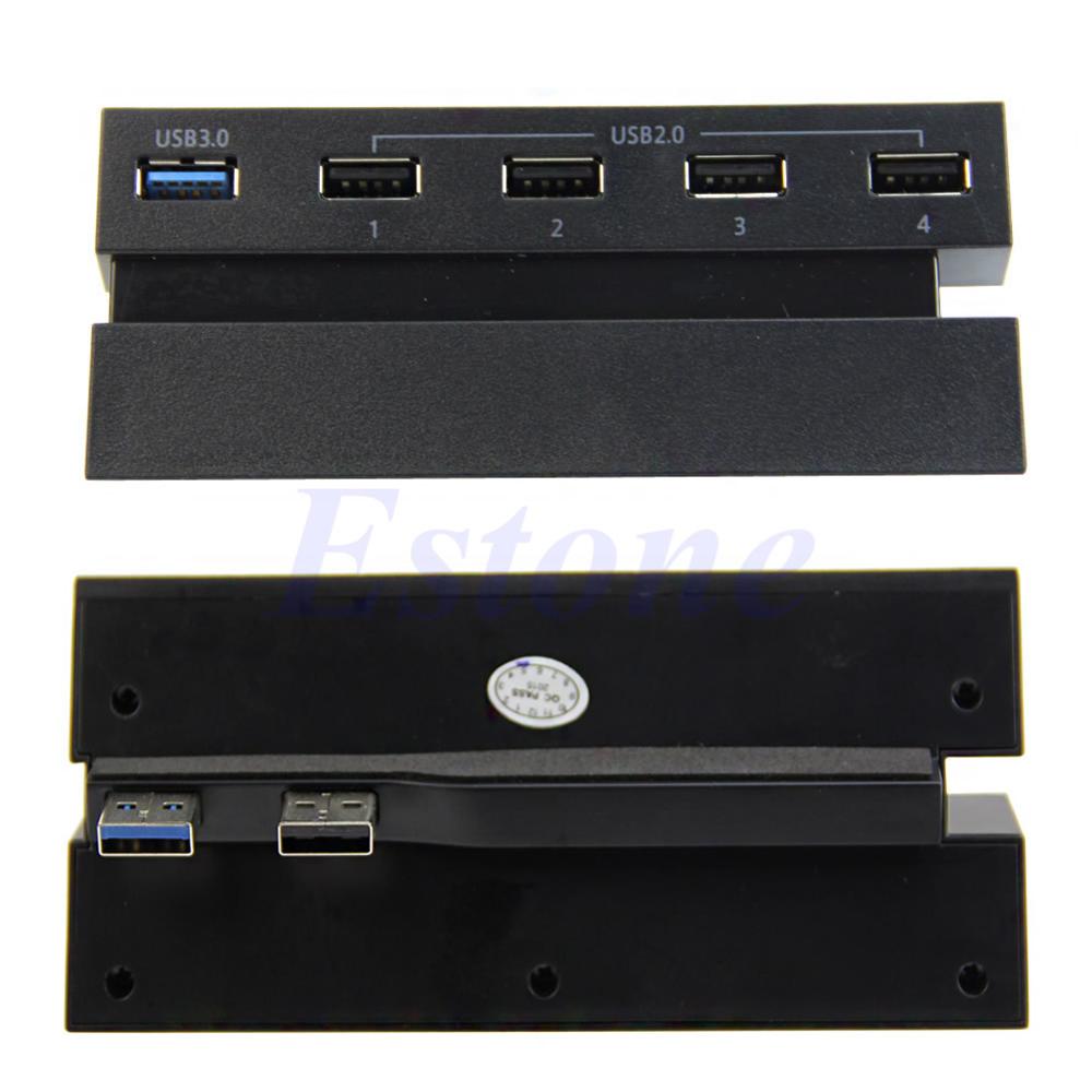 5 Ports USB 3.0 2.0 Hub Extension High Speed Adapter for Sony Playstation 4 PS4