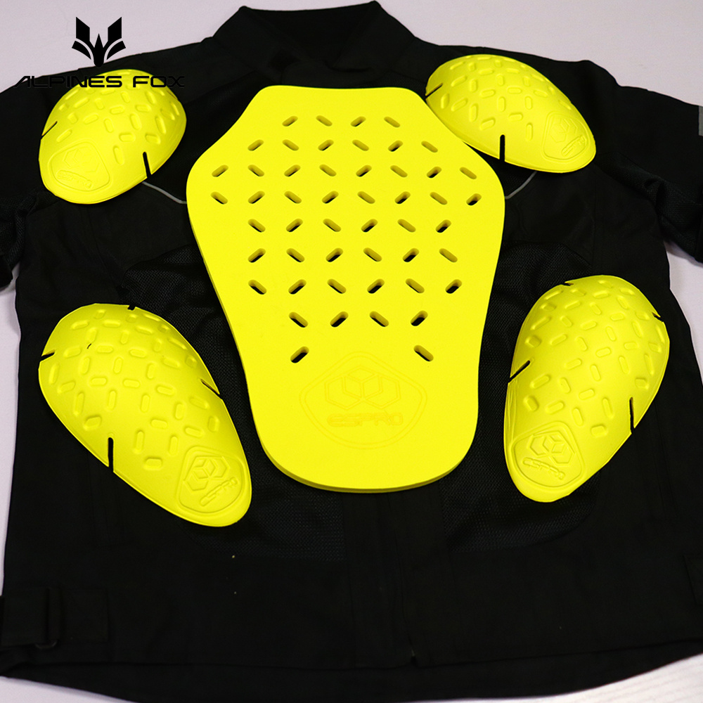 Universal Motorcycle Armour Jacket Insert Back Protector Shoulder Elbow Pads Anti-Shock Motorbike Armor Jacket Accessories