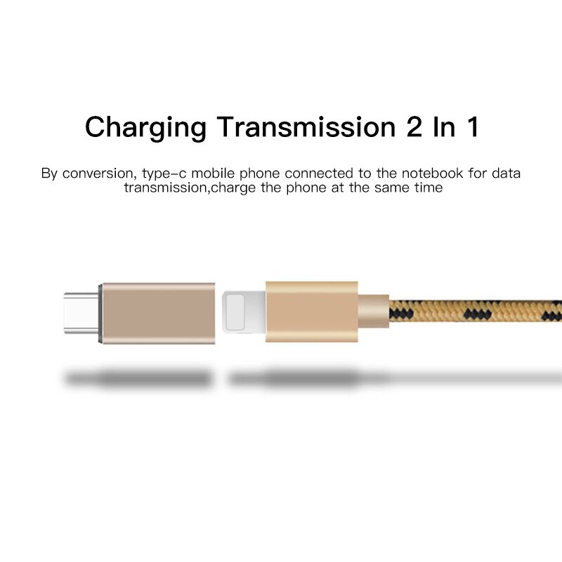¡! ACCEZZ-adaptador OTG tipo c para iPhone, Cable hembra tipo c, Conector de carga de datos para Huawei P20 Pro Mate 20 Samsung S9 S10, 2 unidades