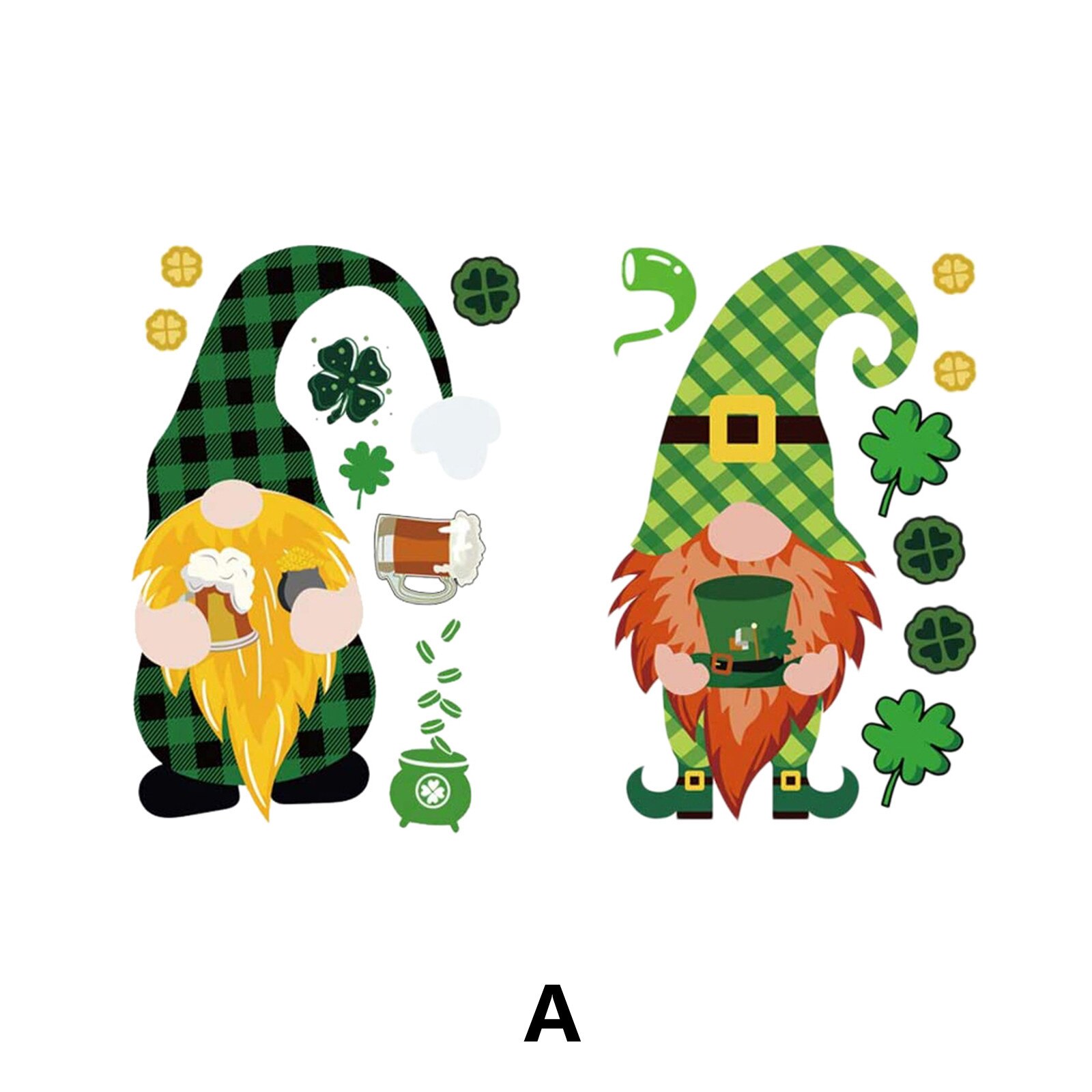 St. Patrick Dag Dwerg Diy Thermische Transfer Sticker Diy Sticker Dwerg Ijzer Warmteoverdracht Sticker Kleding Warmteoverdracht Decals: A