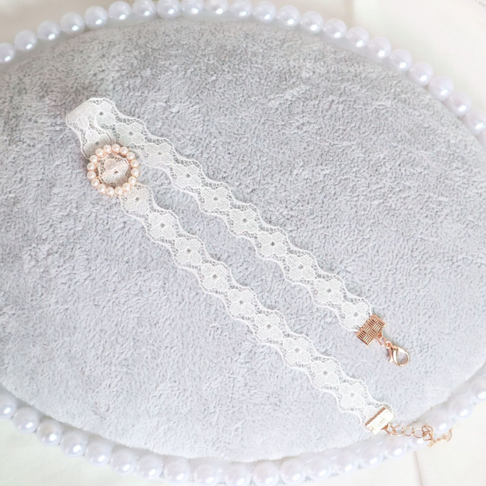 Romantic White Lace Choker Necklace Jewelry For Women Girlfriend Bride Wedding Birthday Party Jewelry Accessories 30cm long