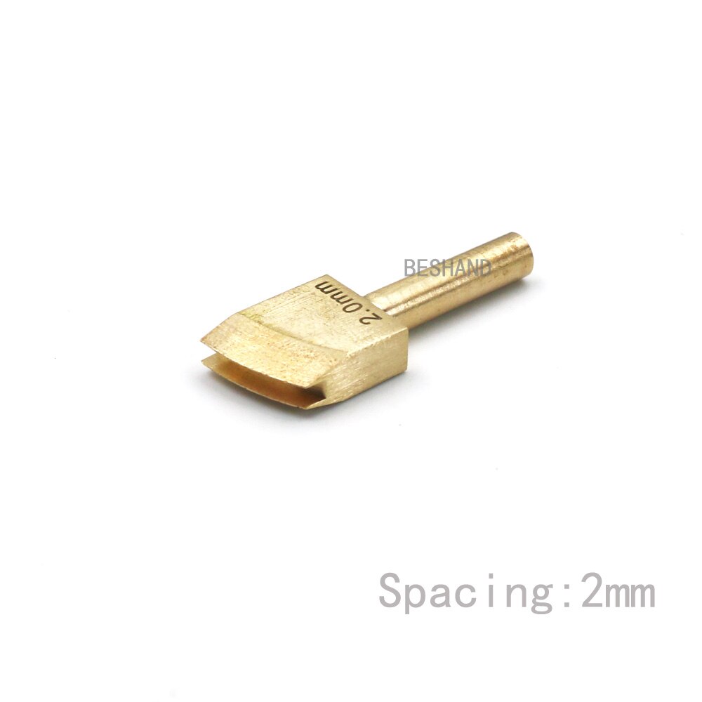 Rand Rillmaschinen Lineer Rand Gerät Tipps Durcheinander Burnisher Kopf Lötkolben Spitze für Leder Handwerk DIY Dichtung Polieren Werkzeug setzt: 2mm