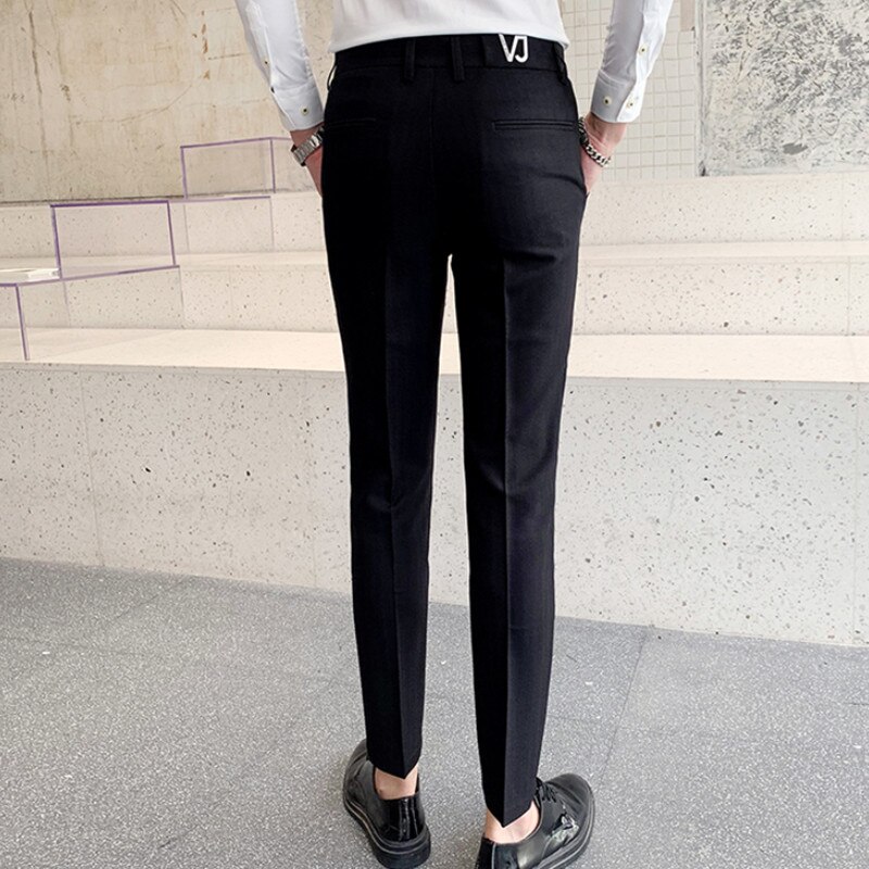 Heren pantalon lente heren pantalon rechte zakelijke broek heren formele broek klassieke heren katoenen pantalon hombre