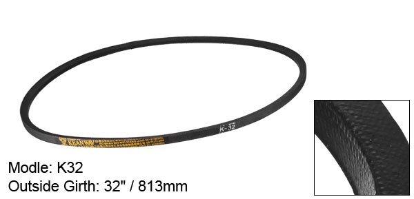 uxcell 1pcs Drive V-Belt Girth 19inch-40inch Industrial Power Rubber Transmission Belt Washing Machine Belt Replacement