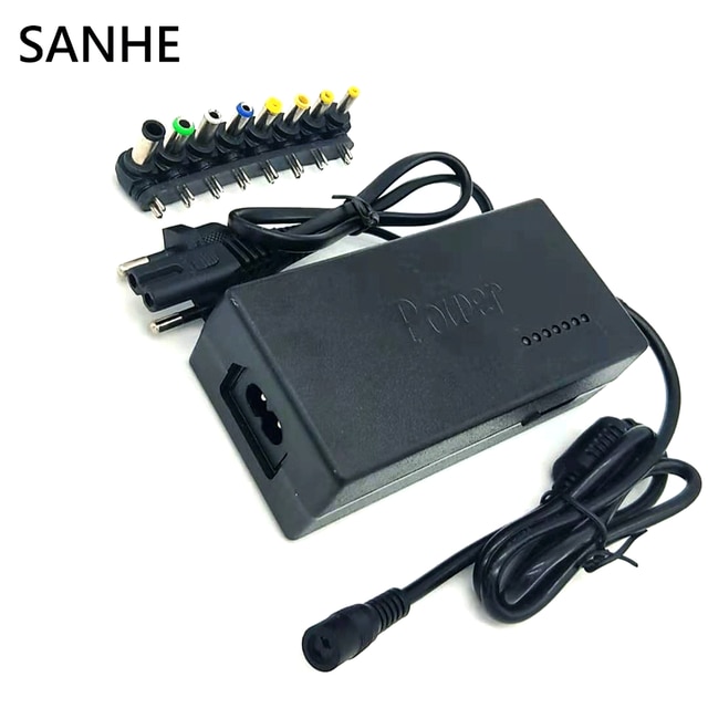 DC 12V/15V/16V/18V/19V/20V/24V 4-5A 96W Laptop AC Universal Power Adapter Charger for ASUS DELL Lenovo Sony Toshiba Laptop: EU 1