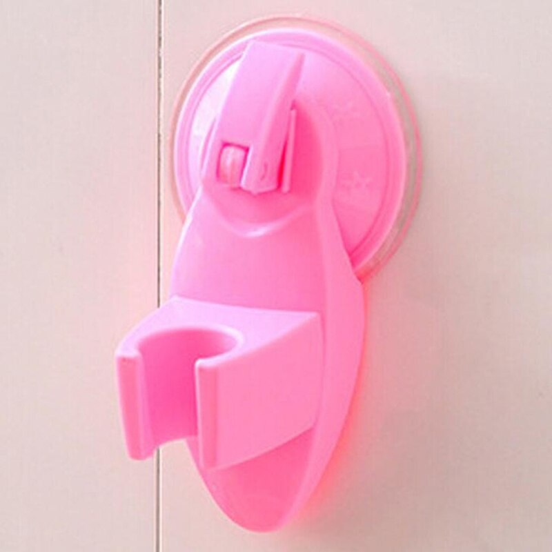 Siège PP puissant Type aspiration | Pièce de douche murale, salle de bains, siège mural, support mandrin, douche, support fixe, accessoires 1 pièce: Pink