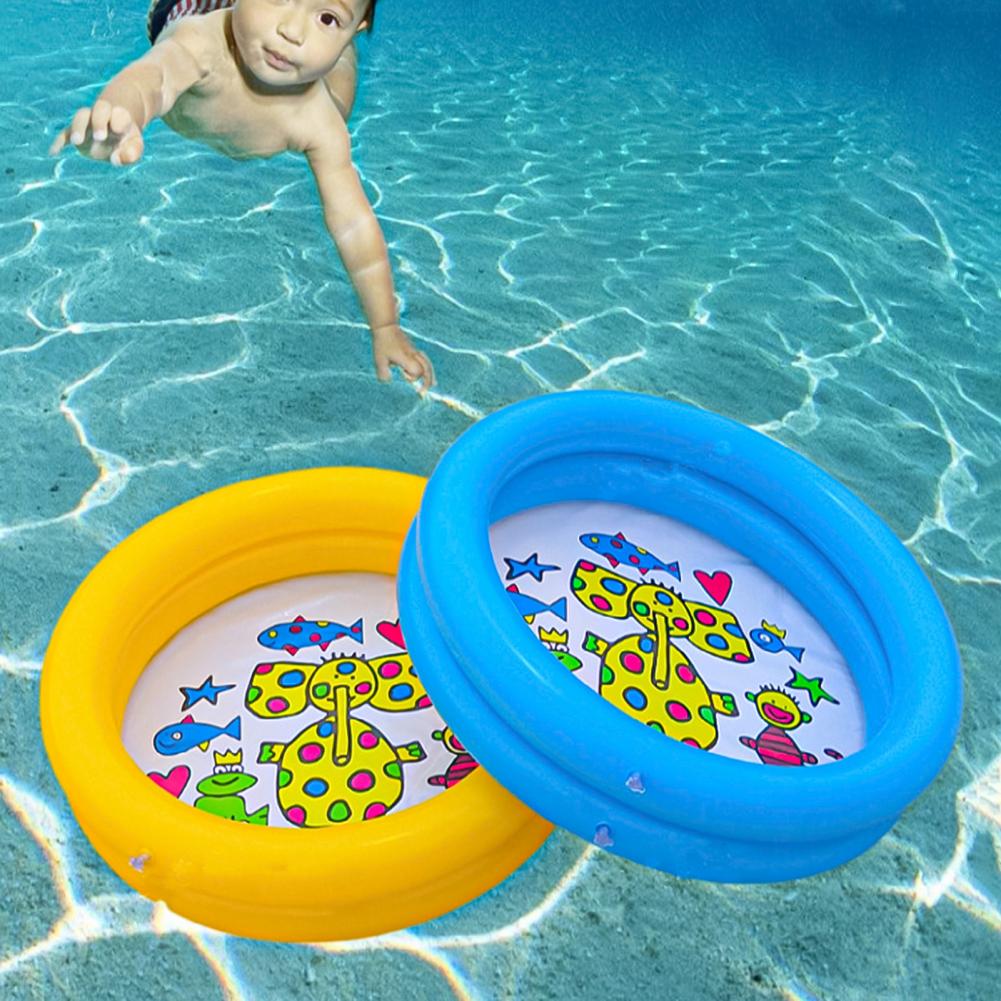 Inflatable Pool Thicken Blow Up PVC Round Swimming Pool for Kids Baby Toddler 60cm*60*16cm