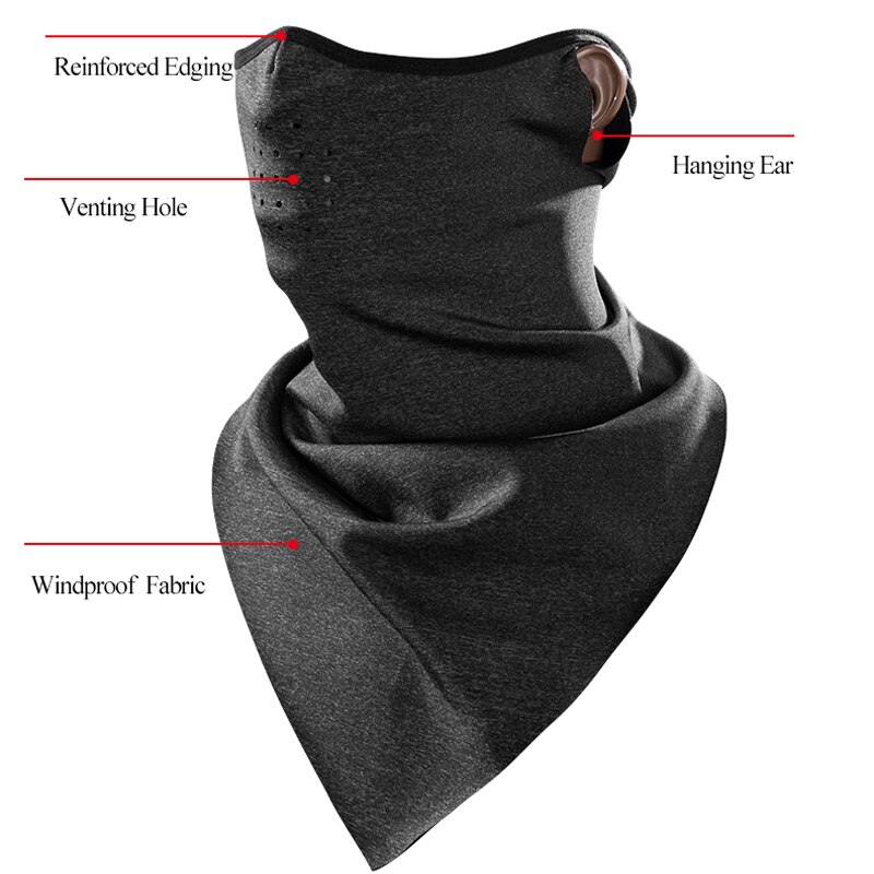 Rockbros máscara facial de esqui, máscara de inverno com lã térmica e respirável para ciclismo, corrida, snowboard, motociclismo e esqui