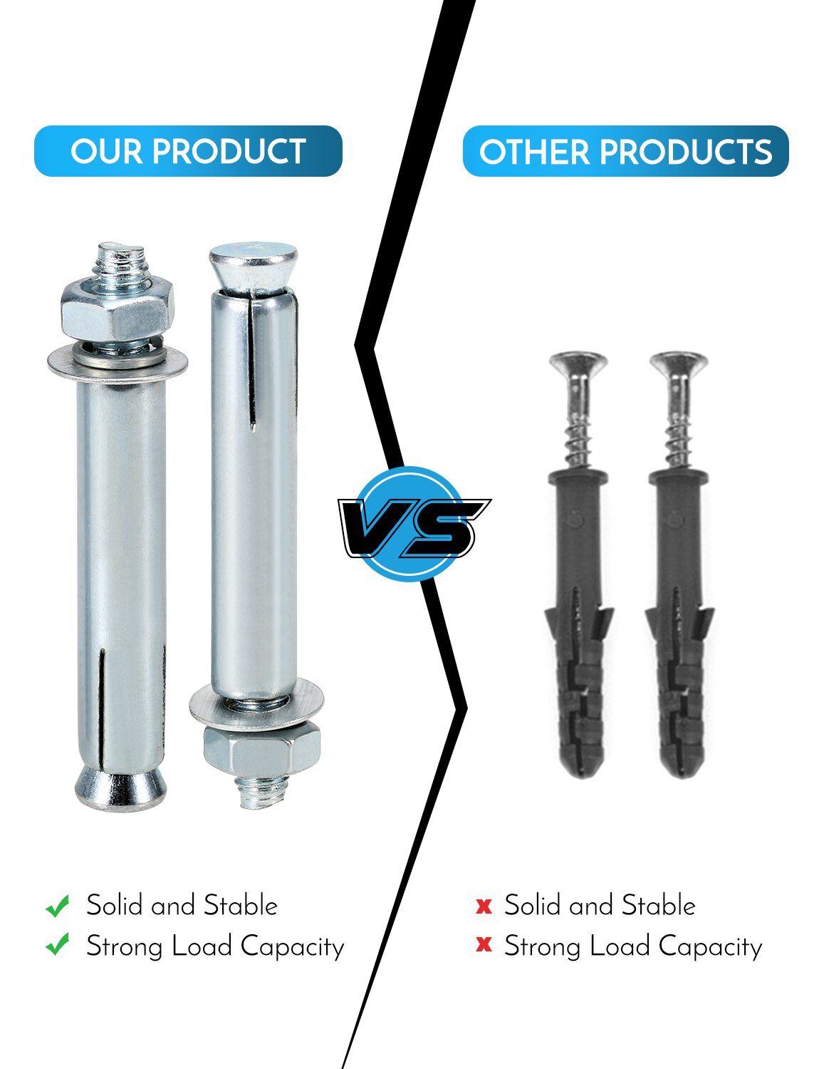 Lixada Ceiling Anchor Wall Mount Bracket X Mounts Anchor for Suspension Strap Crossfit Rings Body Weight StrengthTraining System